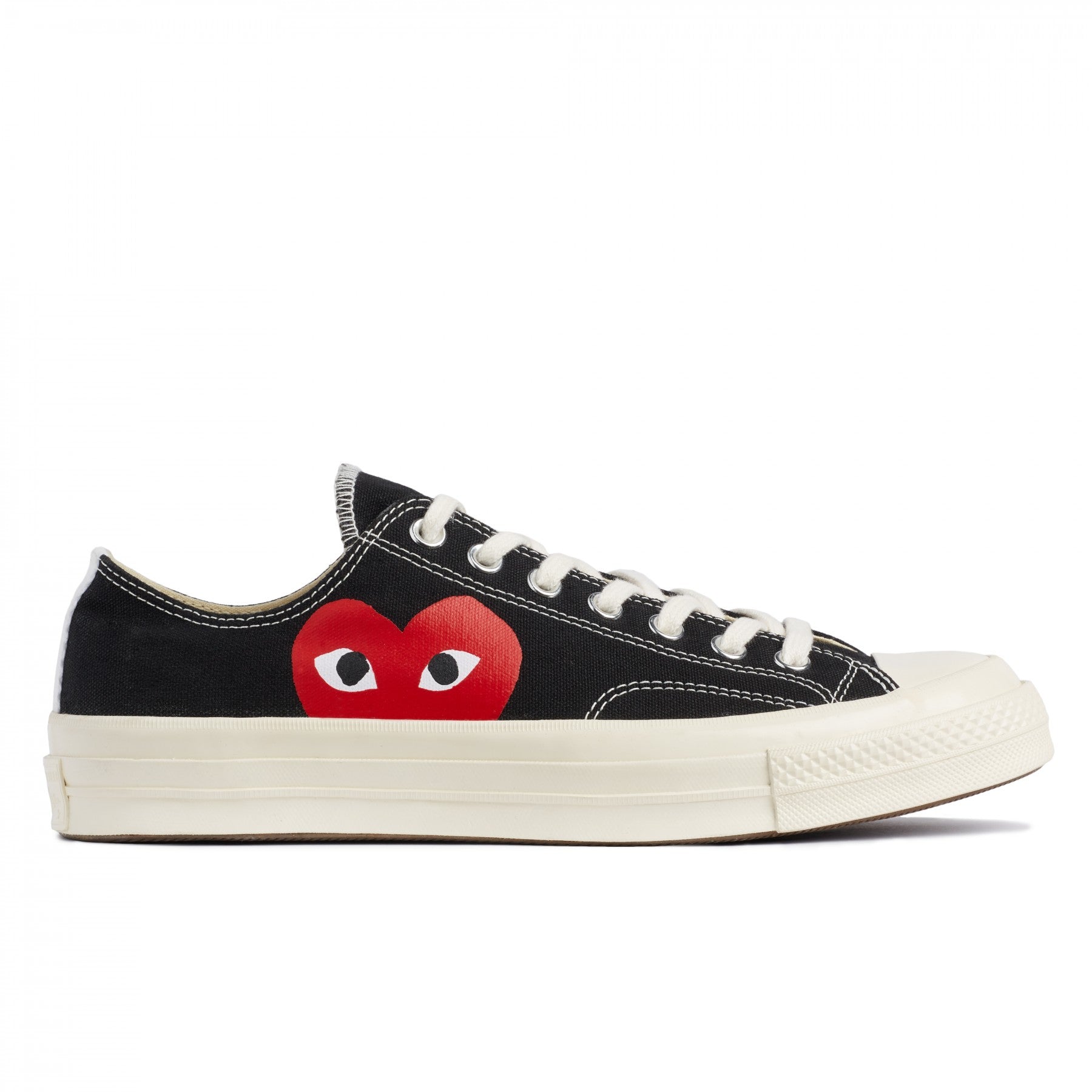 COMME DES GARCONS PLAY X CONVERSE CHUCK TAYLOR 1970S | BLACK