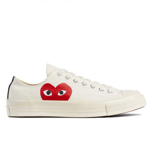 COMME DES GARCONS PLAY X CONVERSE CHUCK TAYLOR 1970S OX | WHITE