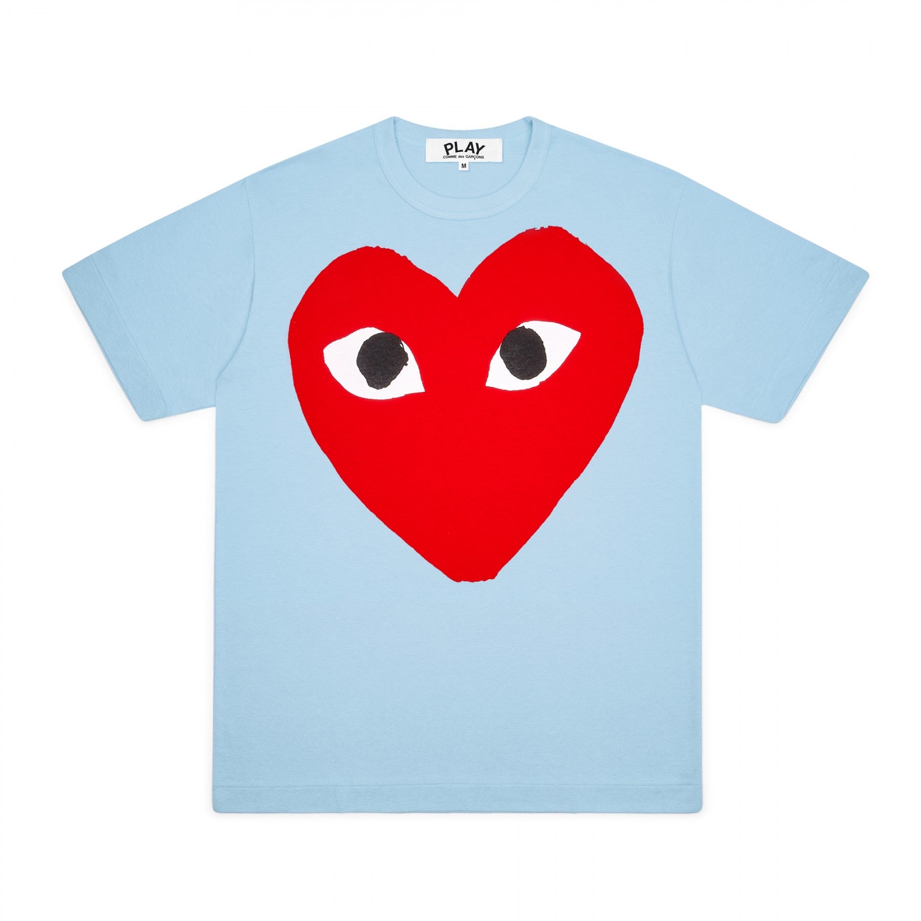 Play Comme des Garcons Big Red Heart T-Shirt (Blue)