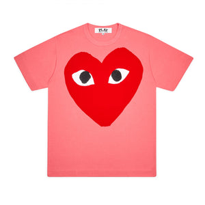 Play Comme des Garcons Big Red Heart T-Shirt (Pink)