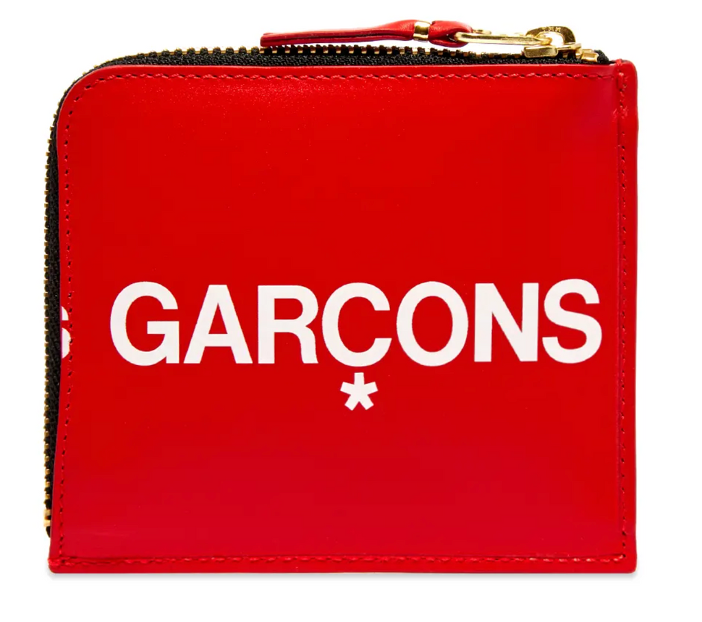 【金土日値下げ】CommedesGarçons wallet SA3100HL CDG Huge Logo Wallet SA3100HL (Red) – BASE Superstore