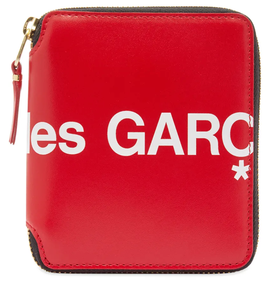 COMME DES GARCONS SA2100HL HUGE LOGO WALLET | RED – BASE Superstore 