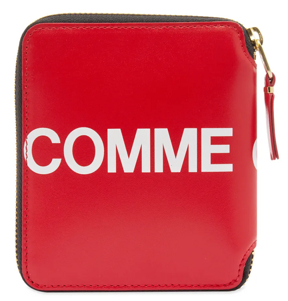 COMME DES GARCONS SA2100HL HUGE LOGO WALLET | RED