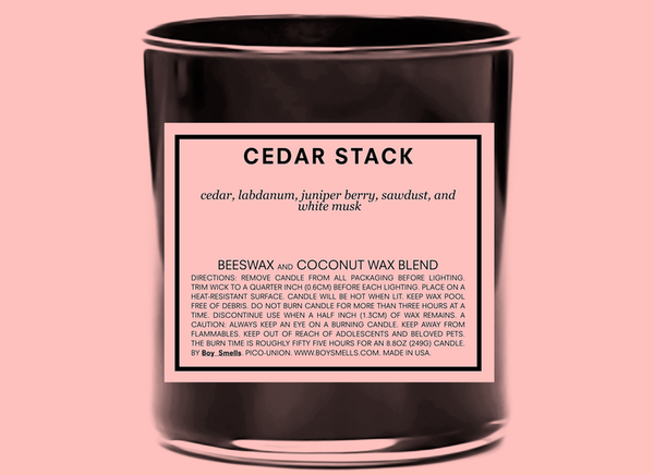 Cedar Stack Scented Candle